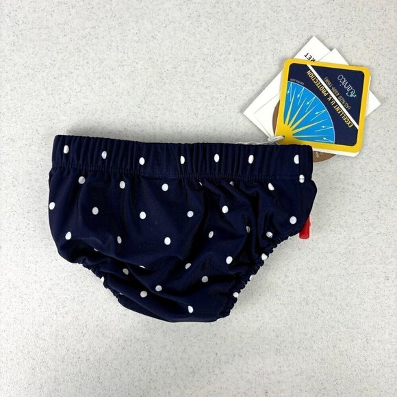 Polarn O. Pyret Swim Nappy Navy Polka Dot NWT 2-6M - Picture 8 of 9